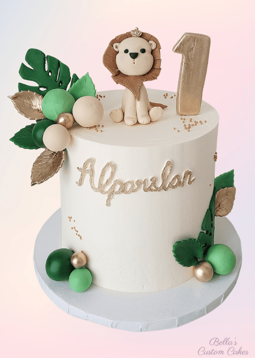 Cream colored lion