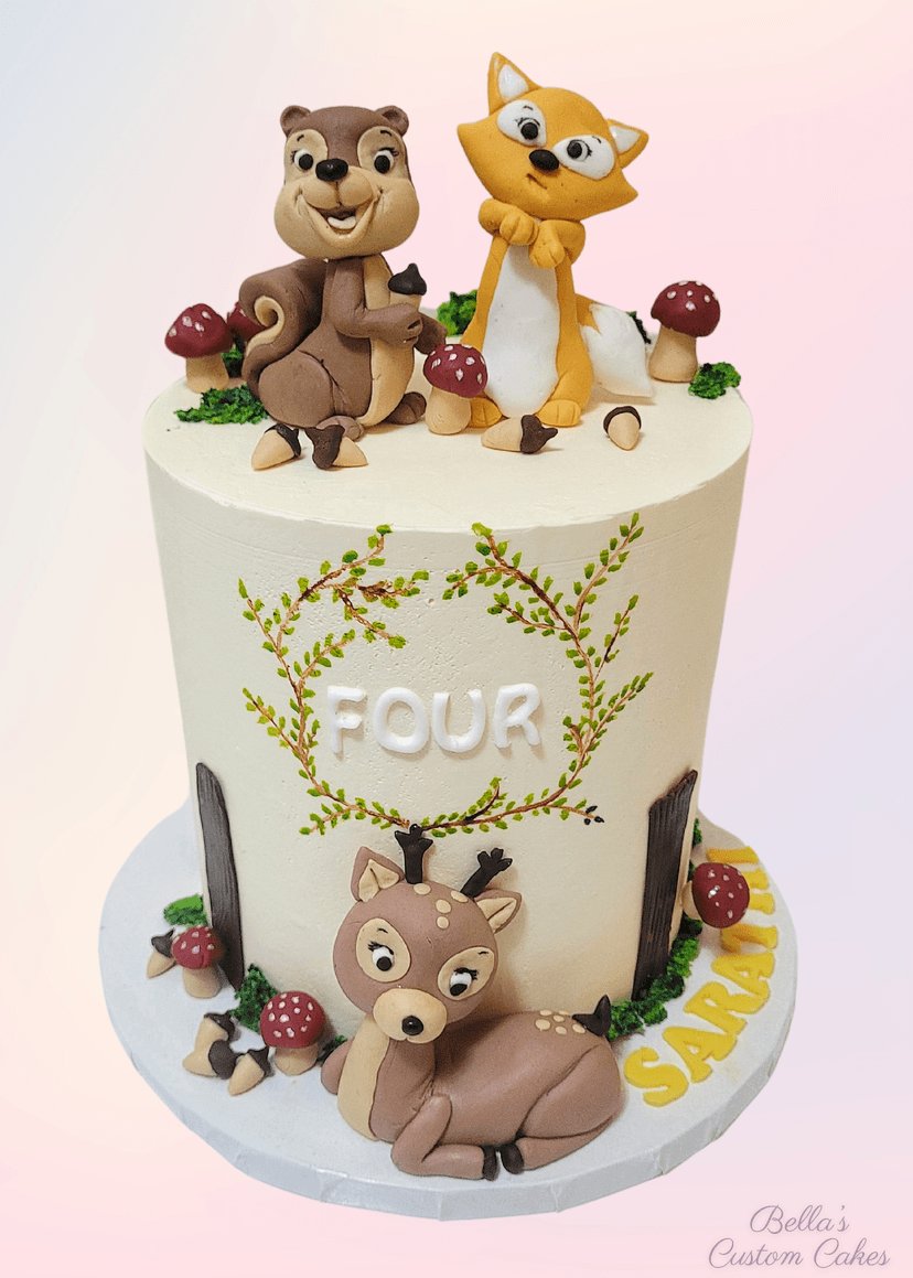 Squirrel and deer