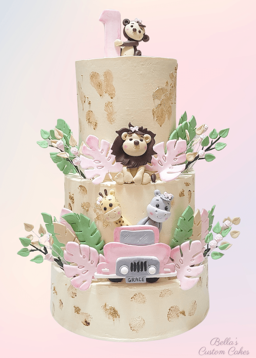 Three-tier animals on top