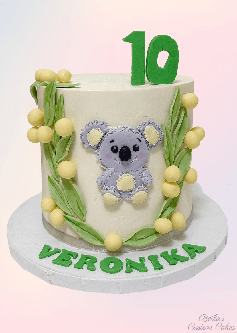 Colorful birthday cake